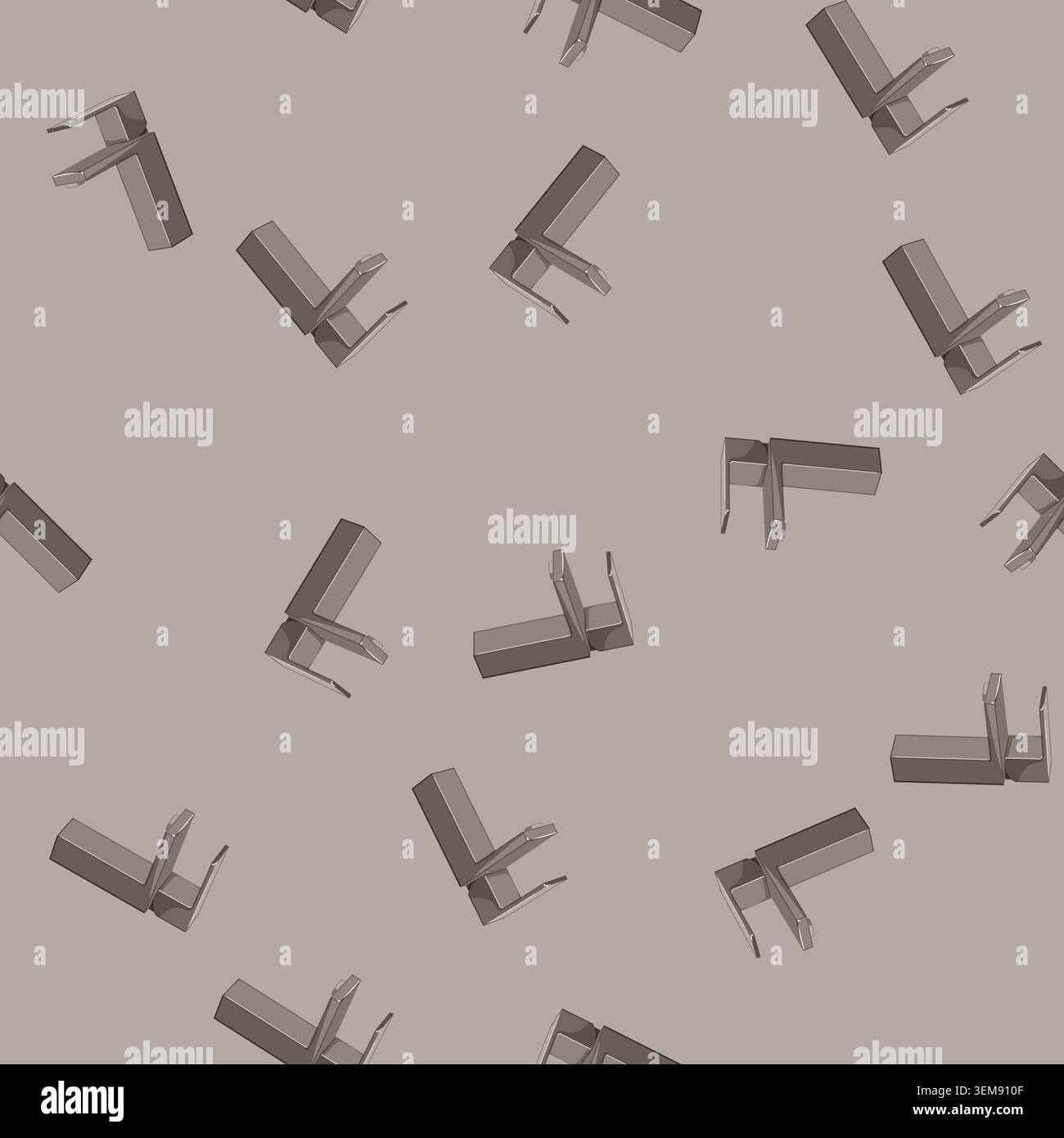 seamless pattern modern bathroom faucet cartoon vector Stock Vector