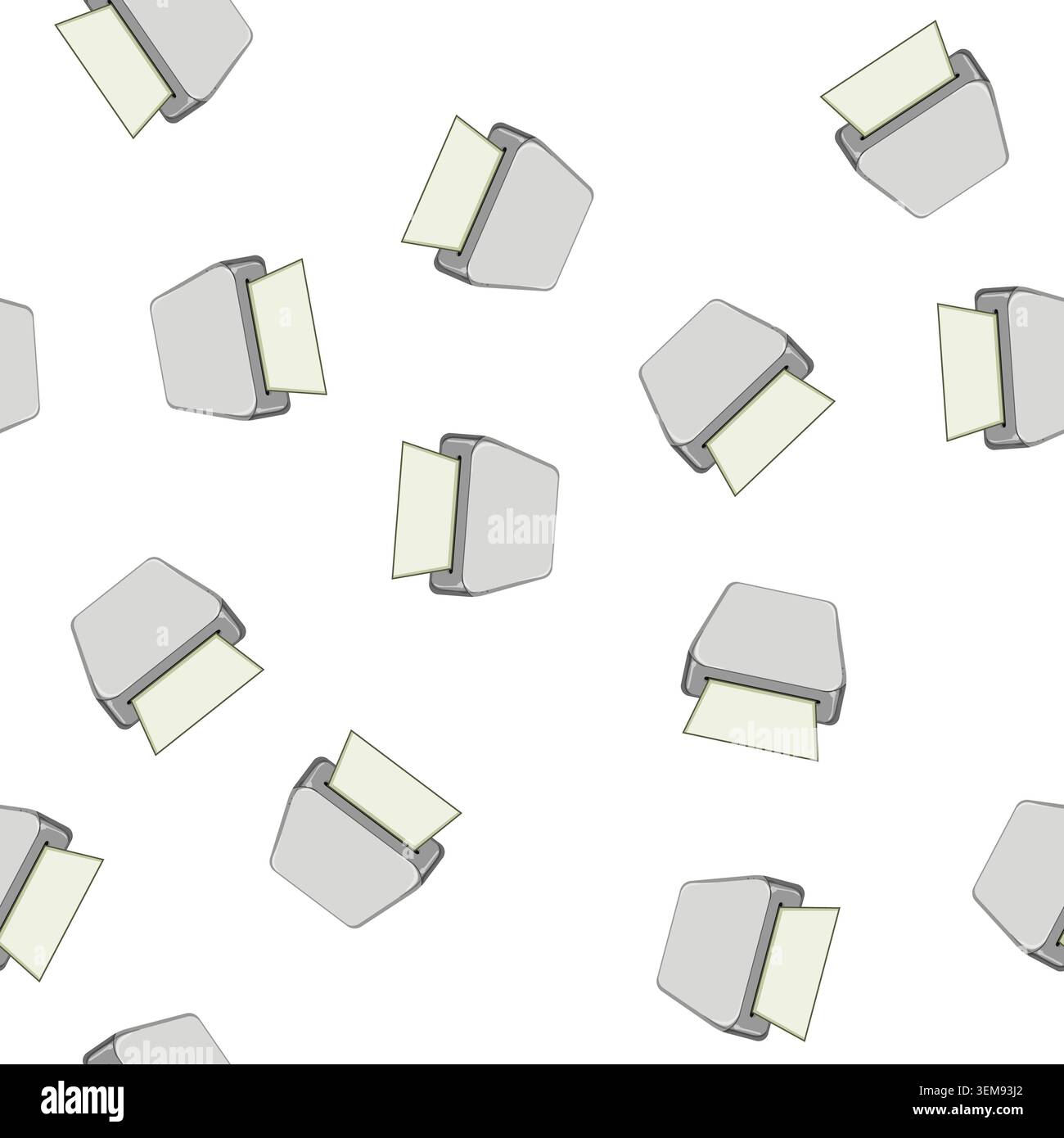 pattern business compact photo printer cartoon vector Stock Vector