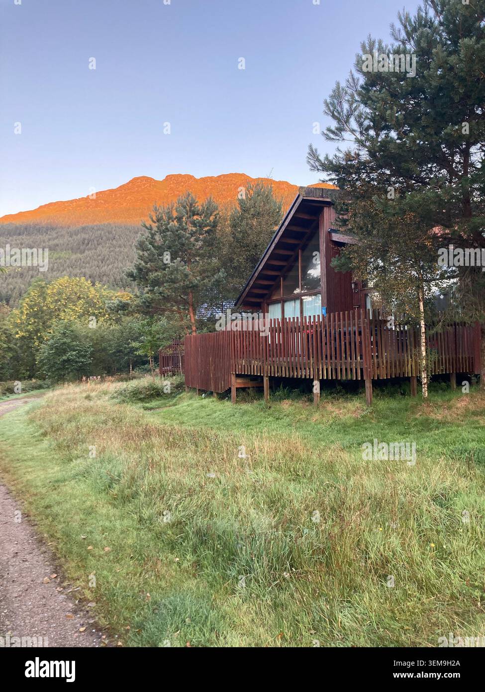 SCOTTISH HIGHLAND RETREAT , PERFECT FOR CALENDARS OR SCREENSAVERS - Smartphone Captured Stock Image