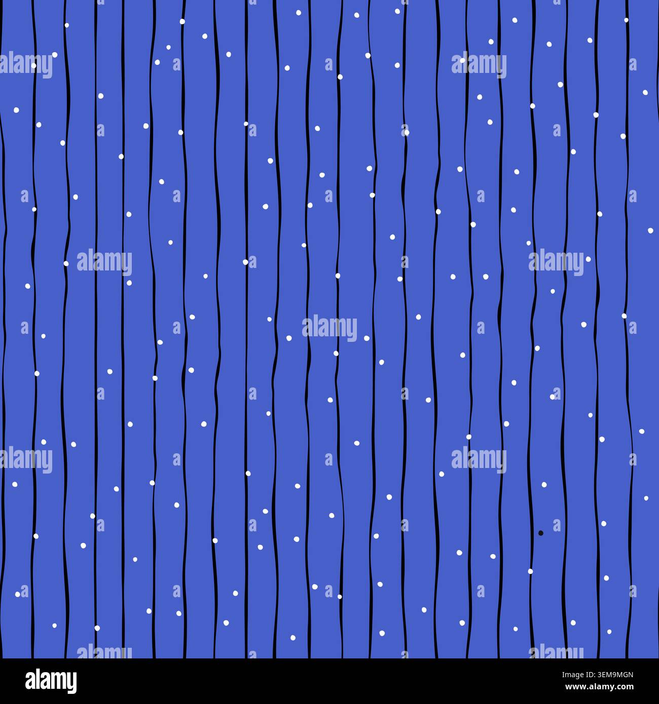 Minimal Stripe Seamless Pattern With Dots Handdrawn Lines Rustic Vector Doodle Linear Decorative Background Stock Vector