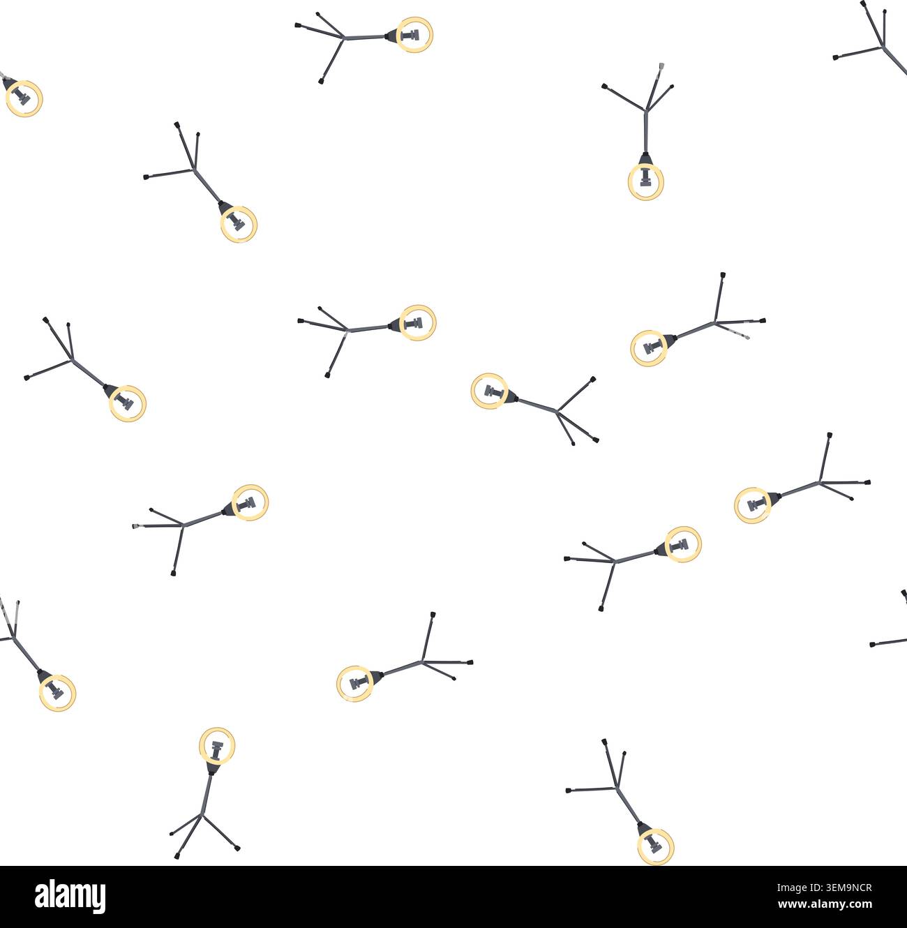 pattern line light ring cartoon vector Stock Vector