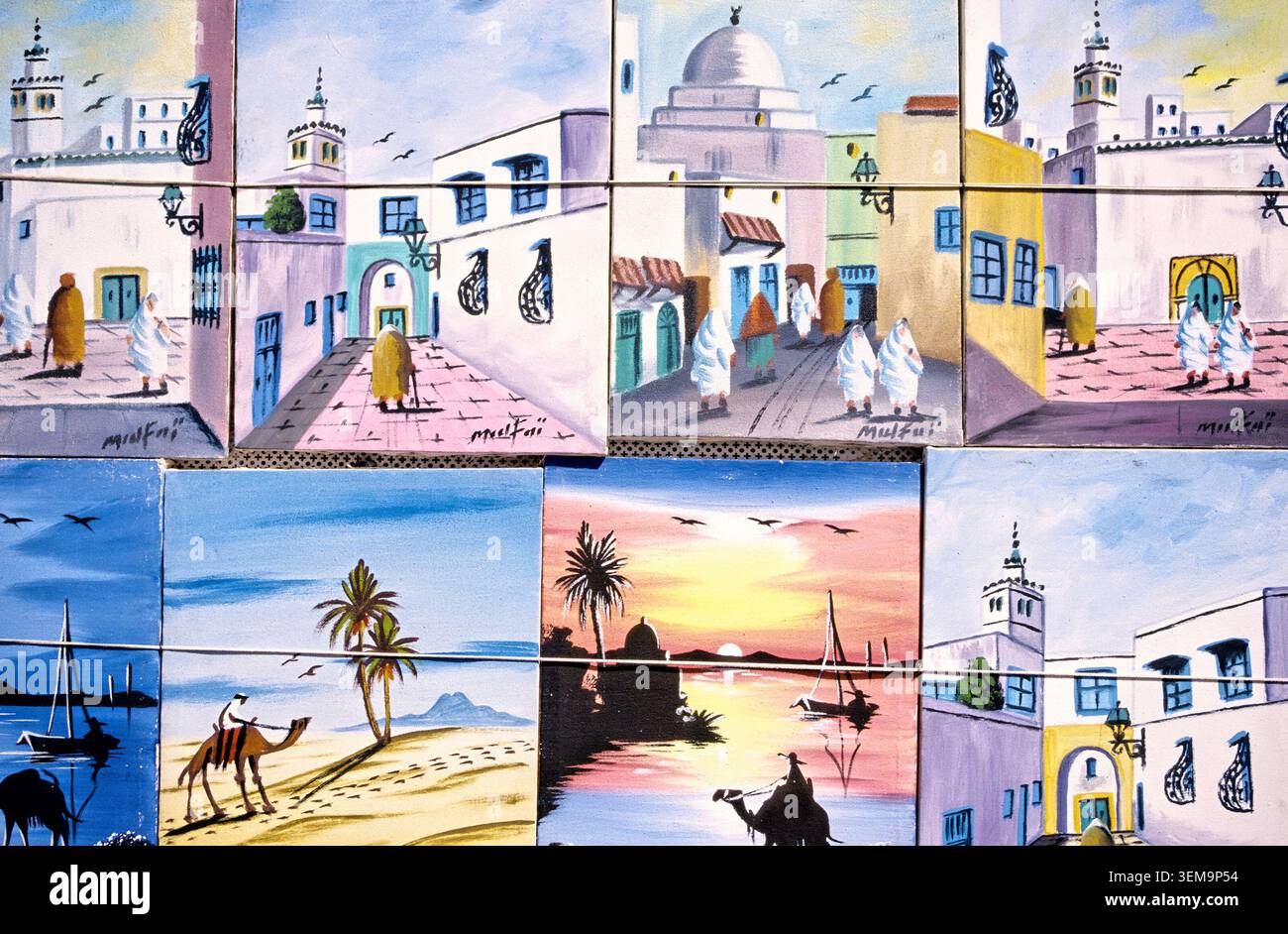 Tunisia painting hi-res stock photography and images - Alamy