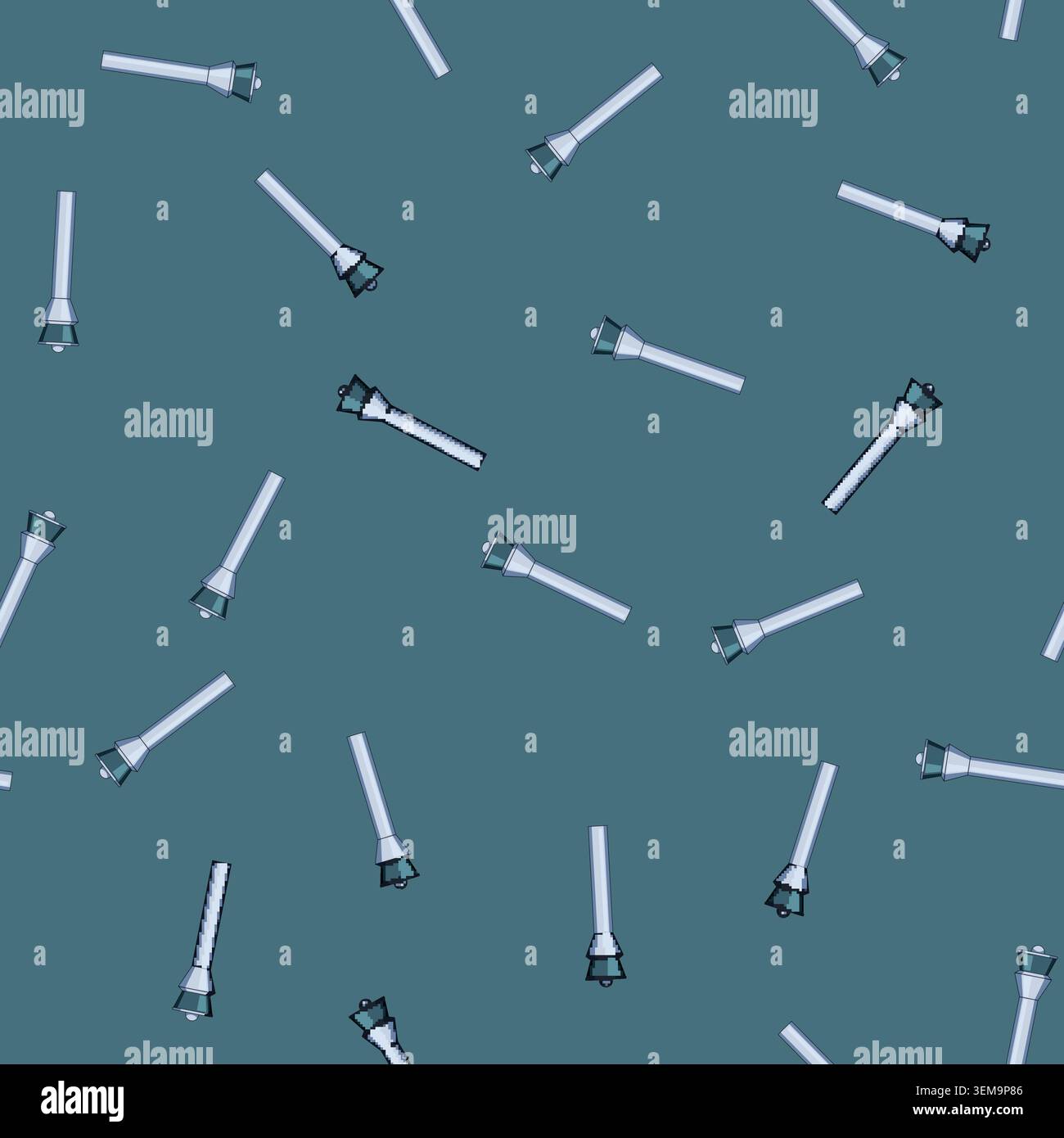 seamless pattern Air traffic control tower coordinating flight operations Stock Vector