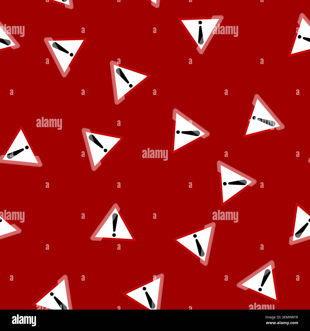 seamless pattern stop road sign cartoon vector Stock Vector