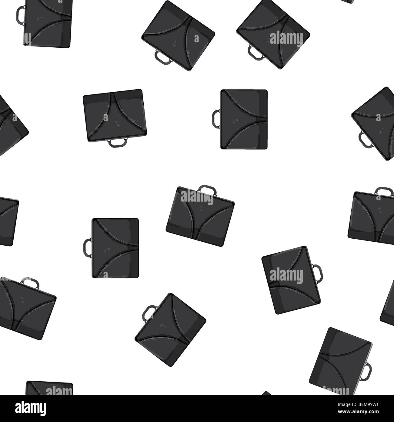 pattern male business bag cartoon vector Stock Vector
