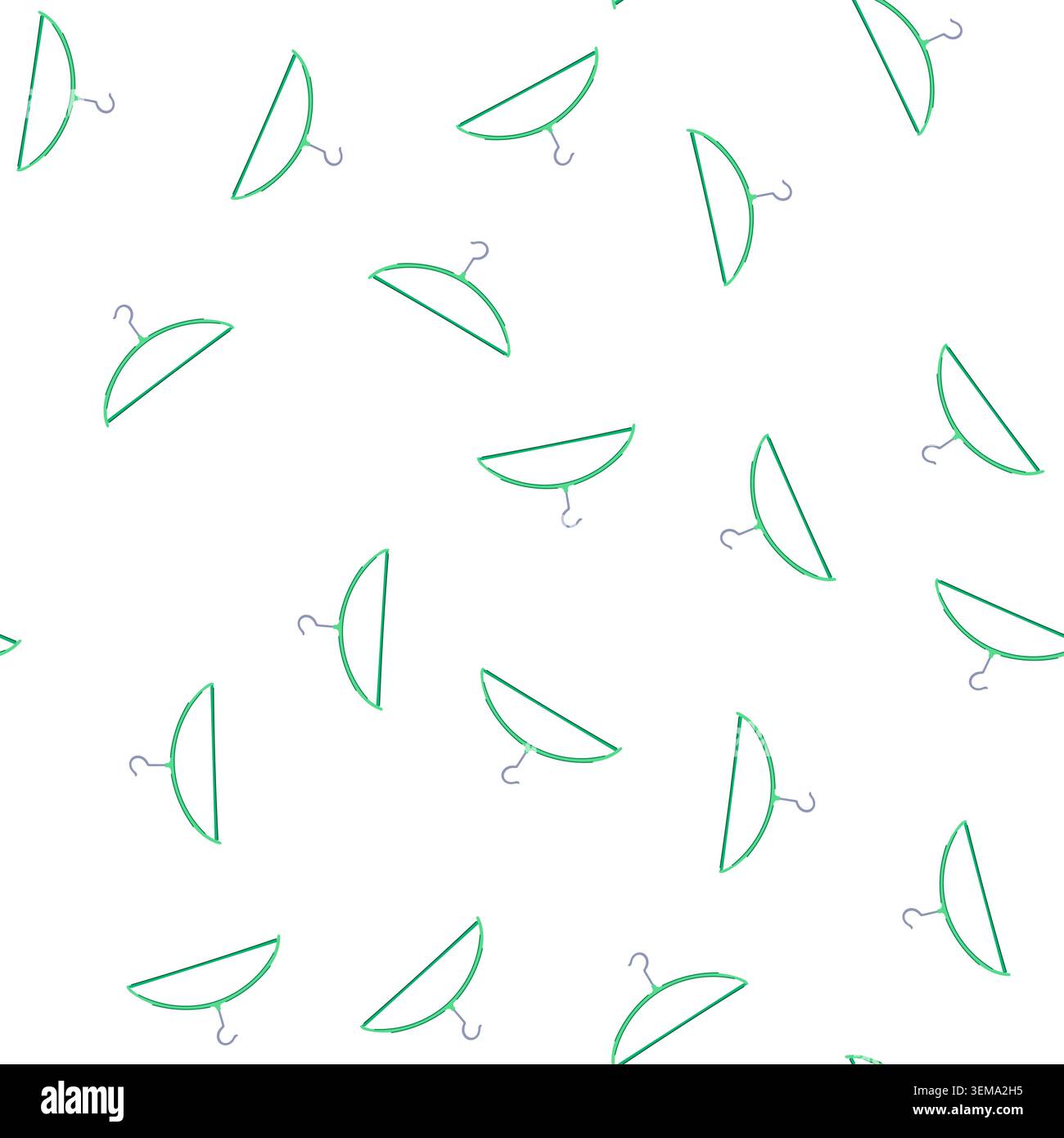 pattern apparel hanger clothes cartoon vector Stock Vector