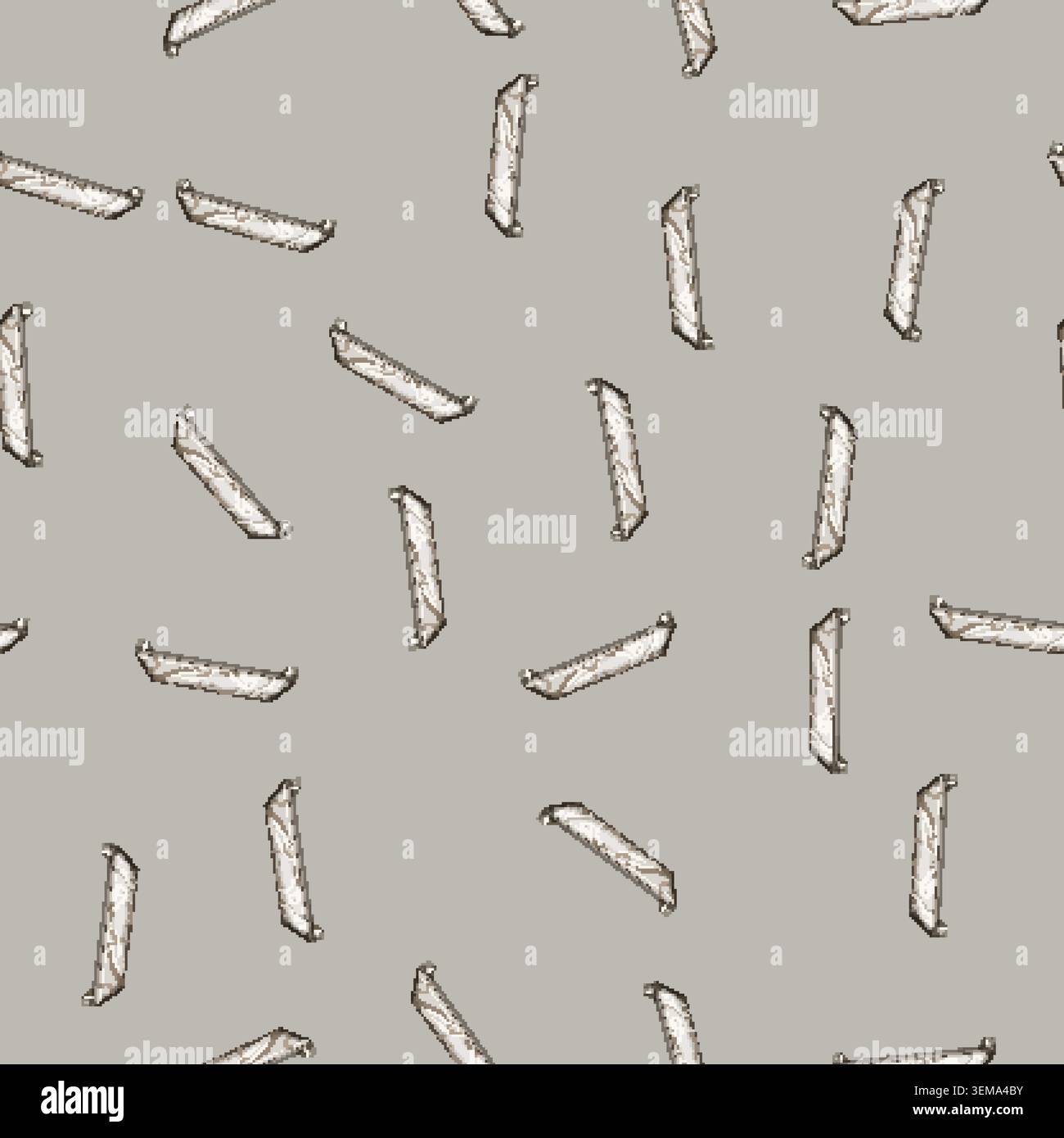 seamless pattern natural marble tray cartoon vector Stock Vector