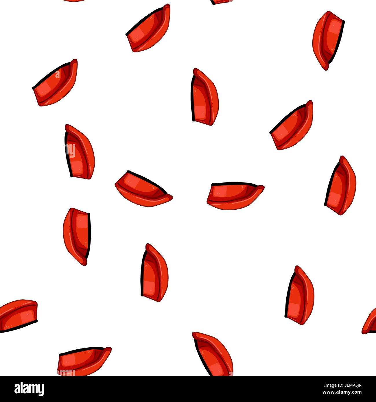 pattern army beret hat military cartoon vector Stock Vector