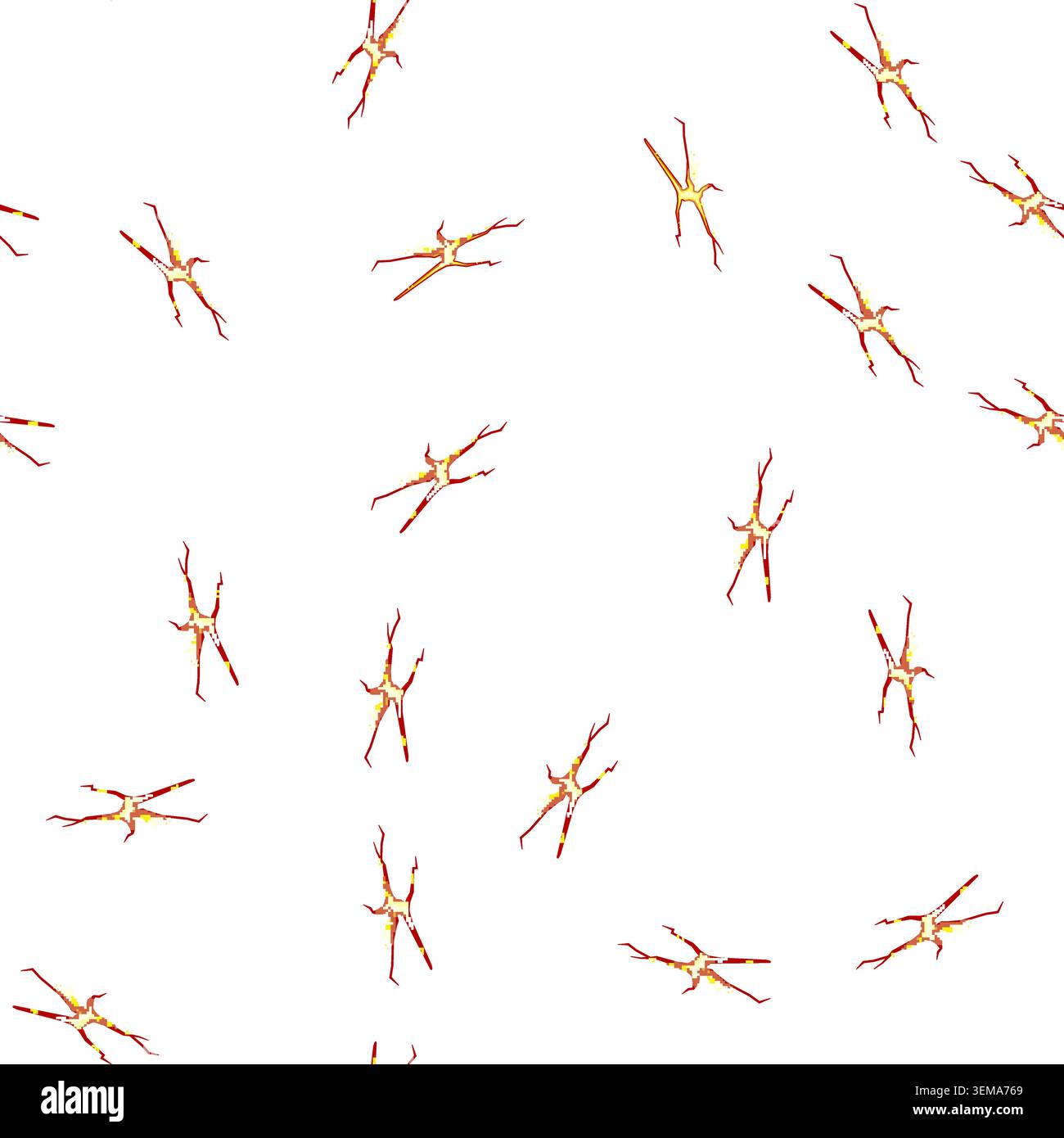pattern floor ground crack cartoon vector Stock Vector