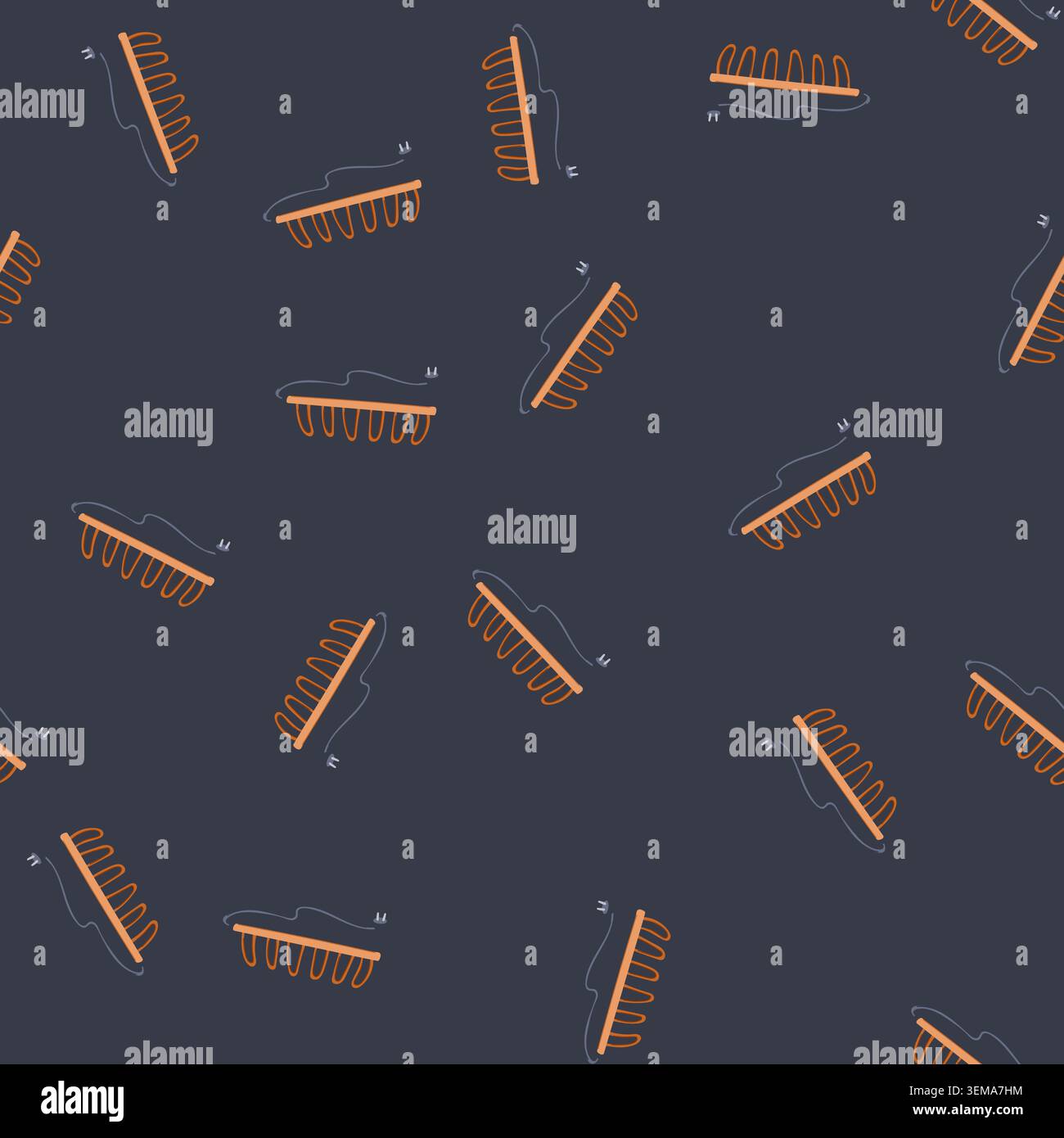 seamless pattern hygiene shoe dryer electric cartoon vector Stock Vector