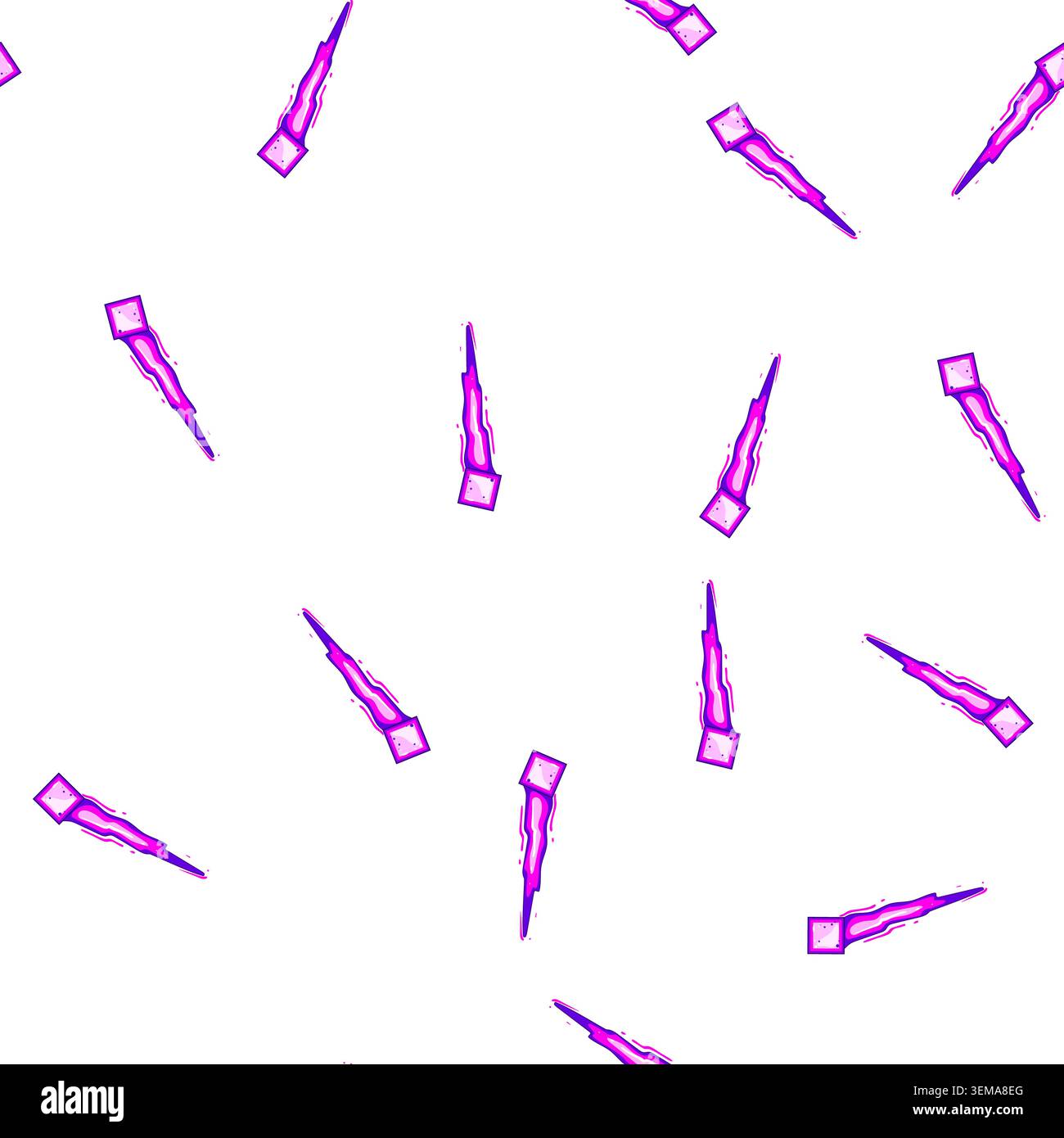 pattern fire projectile game cartoon vector Stock Vector