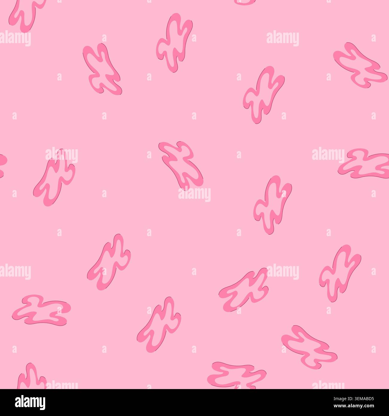 seamless pattern wrapper bubblegum cartoon vector Stock Vector