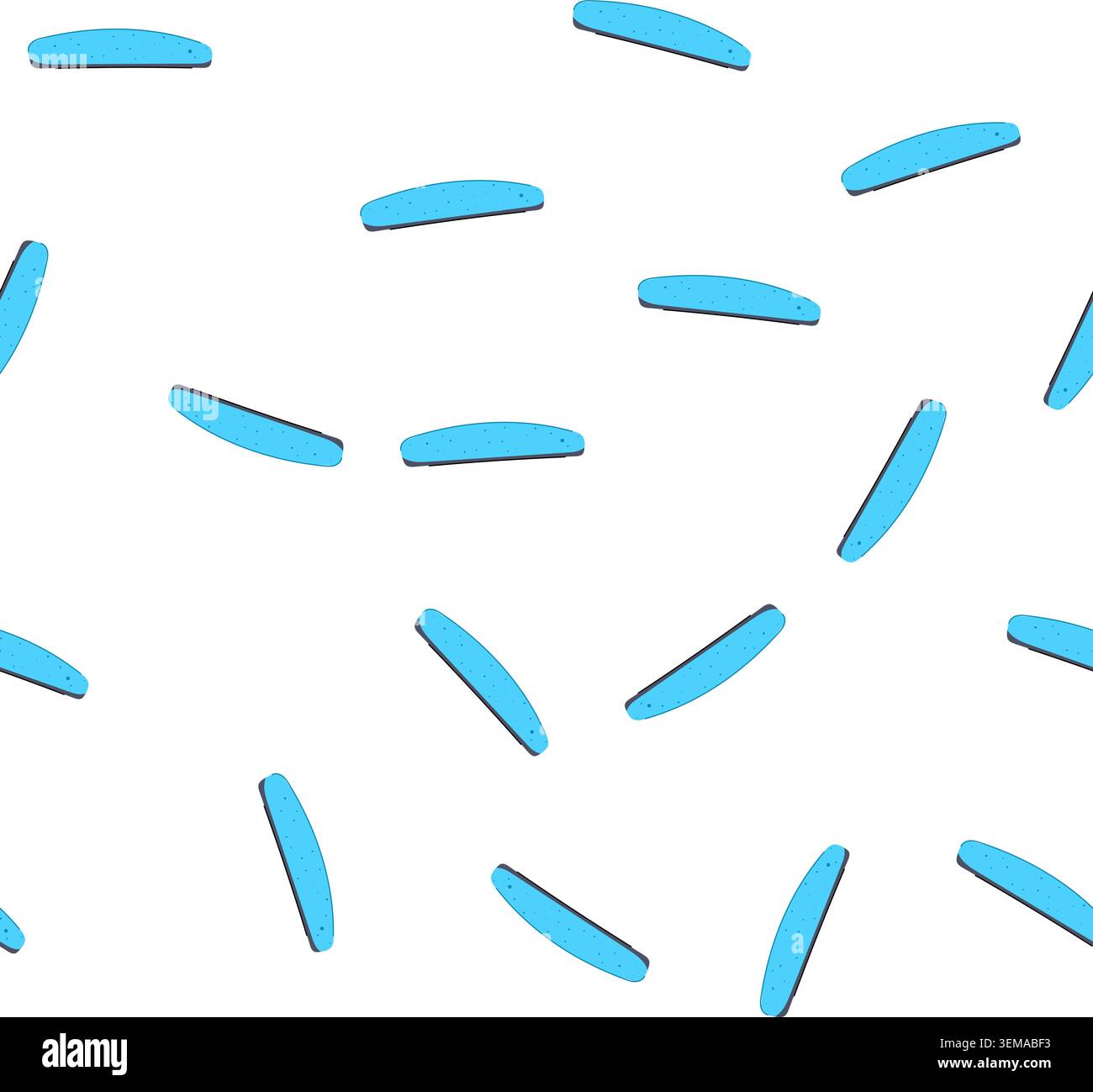 pattern shape nail file cartoon vector Stock Vector