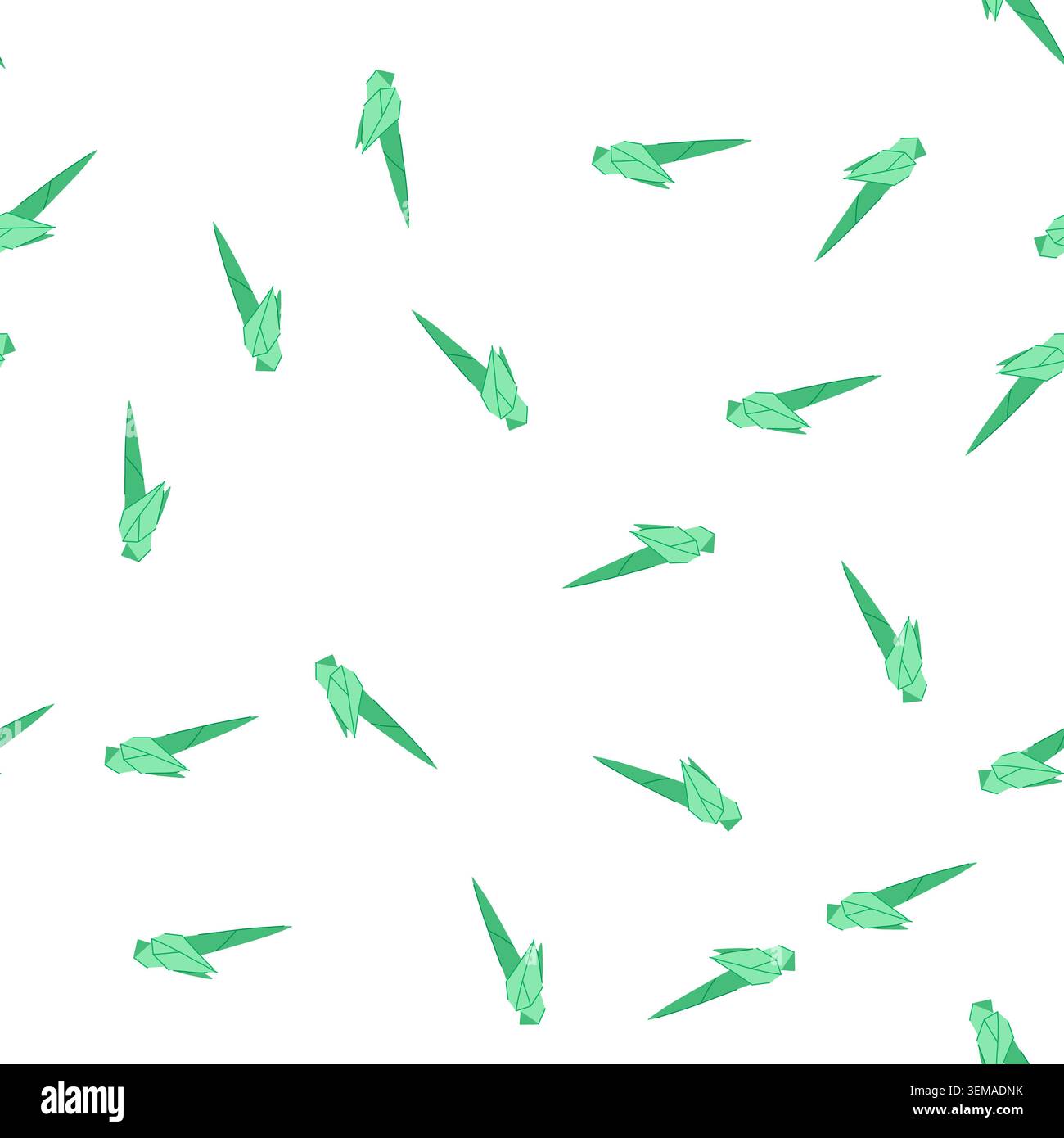pattern elephant origami animals cartoon vector Stock Vector