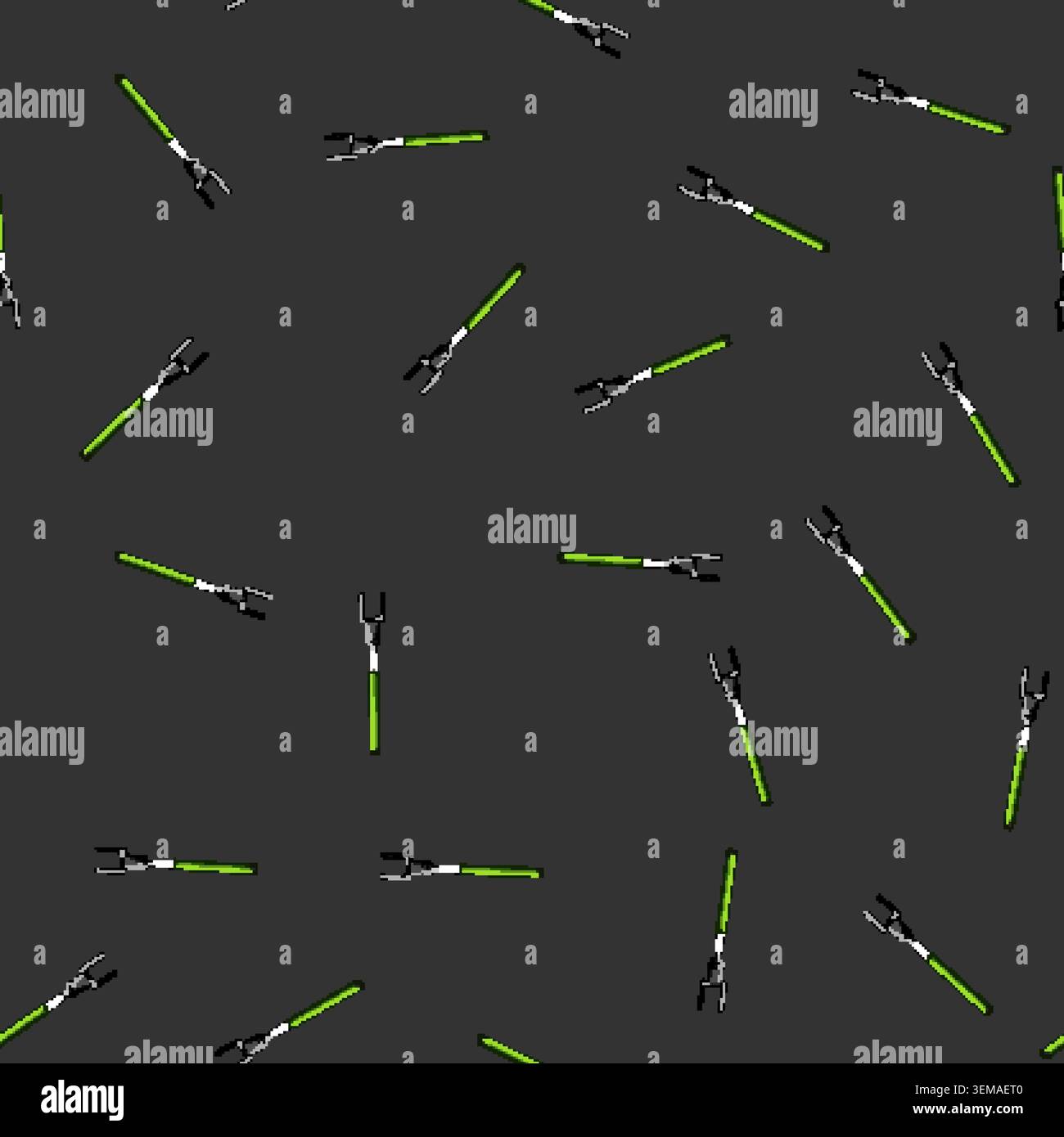 seamless pattern hand selfie stick cartoon vector Stock Vector