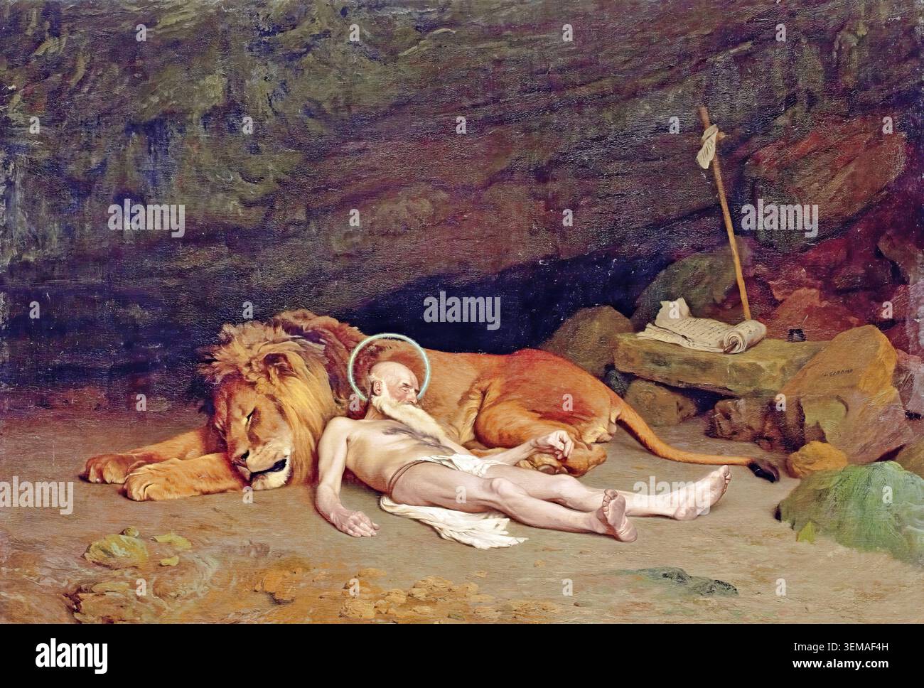 Jean-Leon Gerome、Anacreon: Cupidon s'enf Jean leon jerome hi-res