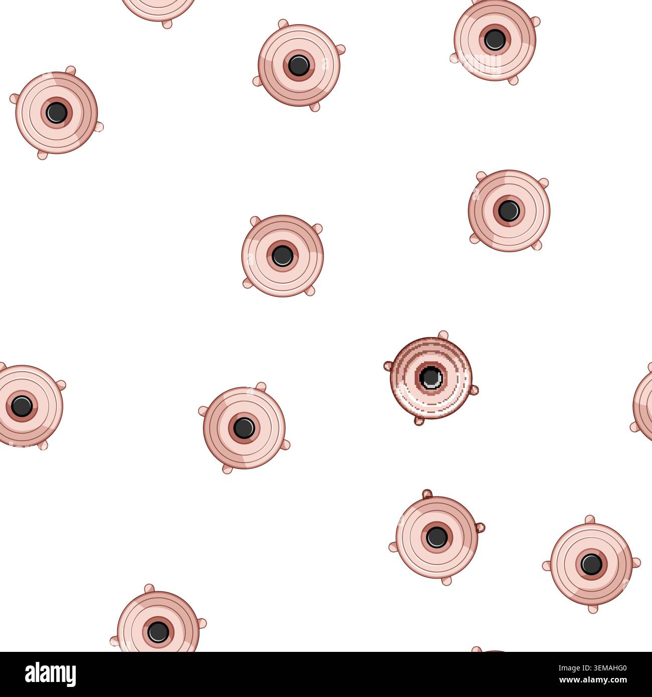 pattern lid silicone food cover cartoon vector Stock Vector
