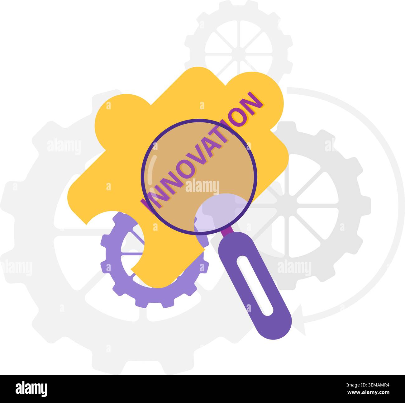 problem solving solution Stock Vector