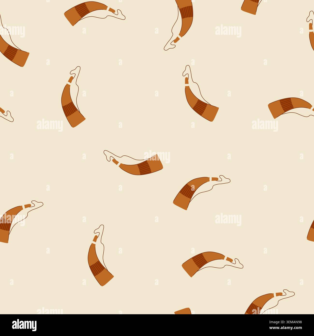 seamless pattern shield viking horn cartoon vector Stock Vector