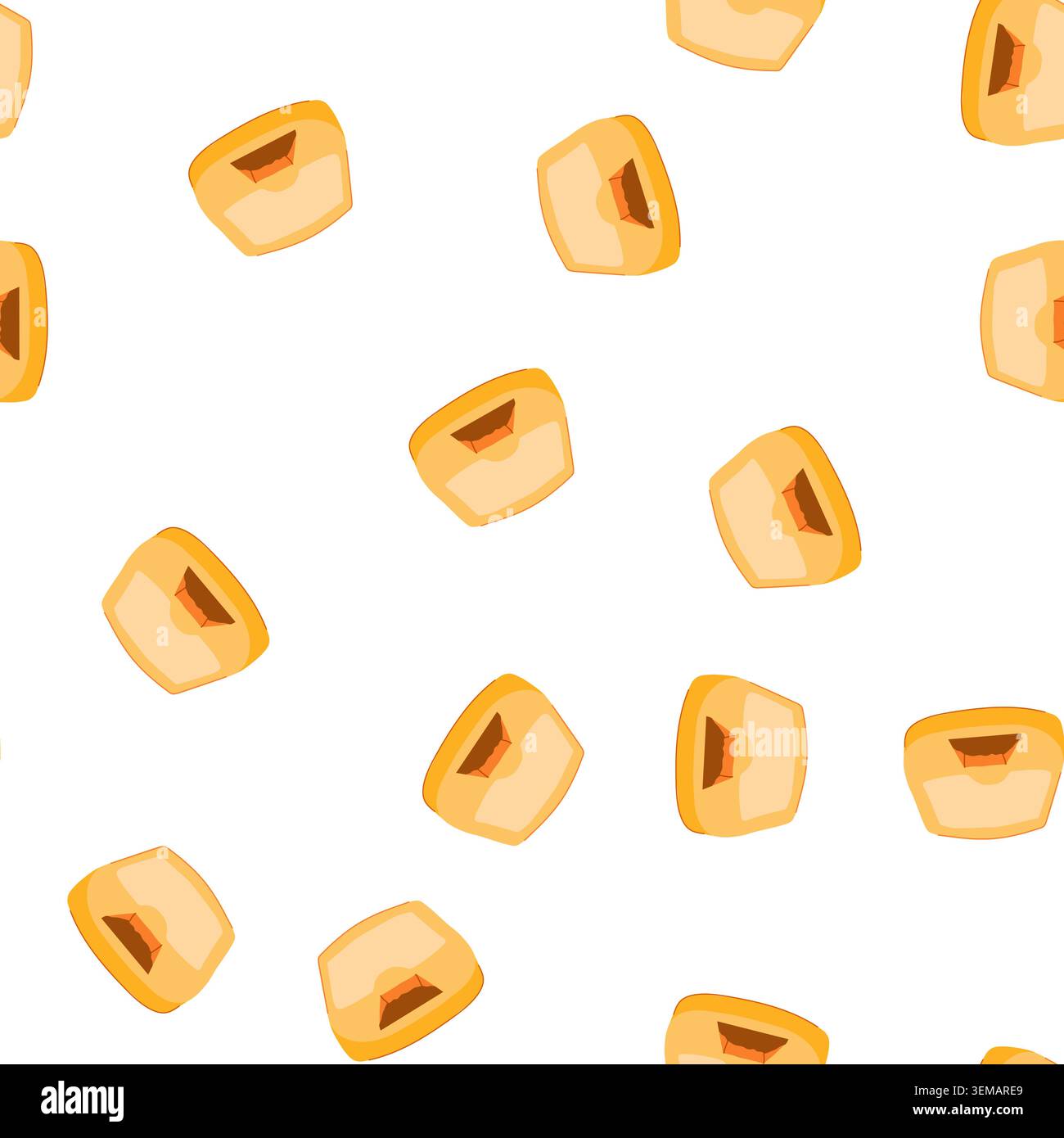pattern food automatic pet feeder cartoon vector Stock Vector