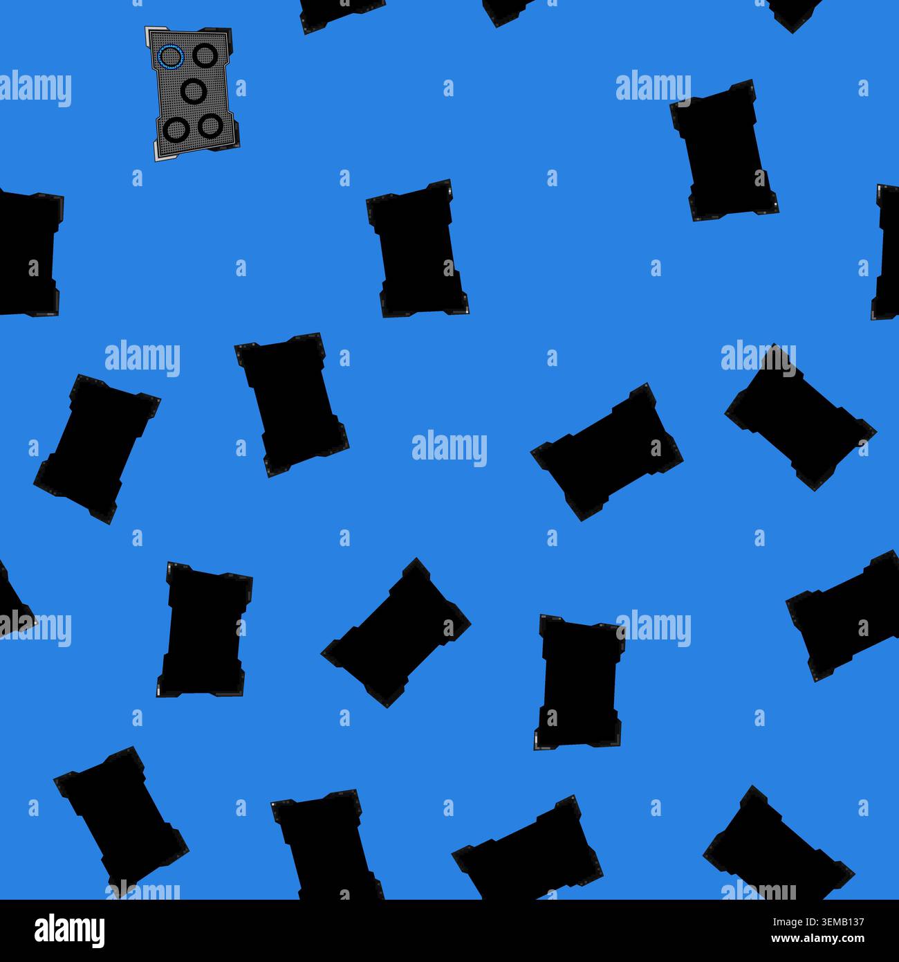seamless pattern business laptop stand cartoon vector Stock Vector