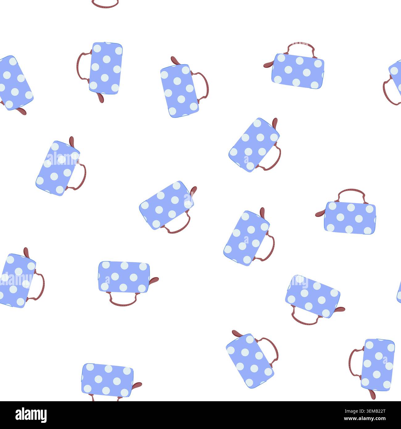 pattern equipment pencil case cartoon vector Stock Vector