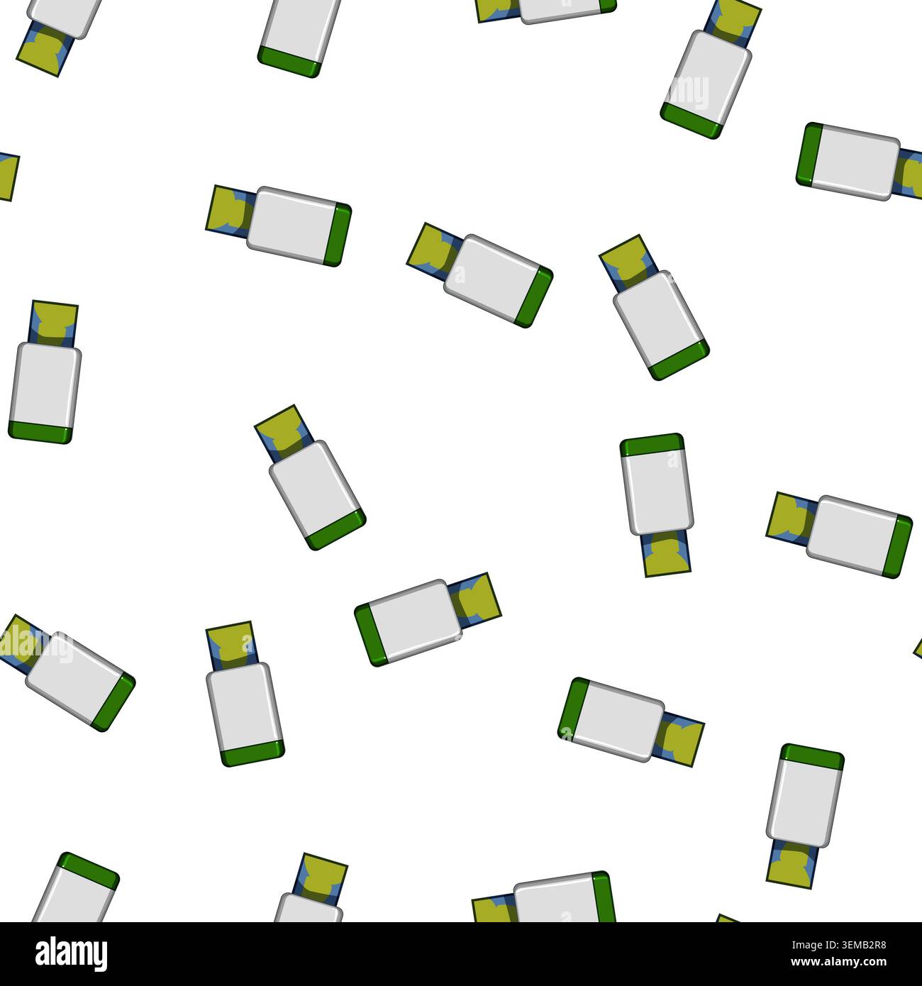 pattern paper compact photo printer cartoon vector Stock Vector