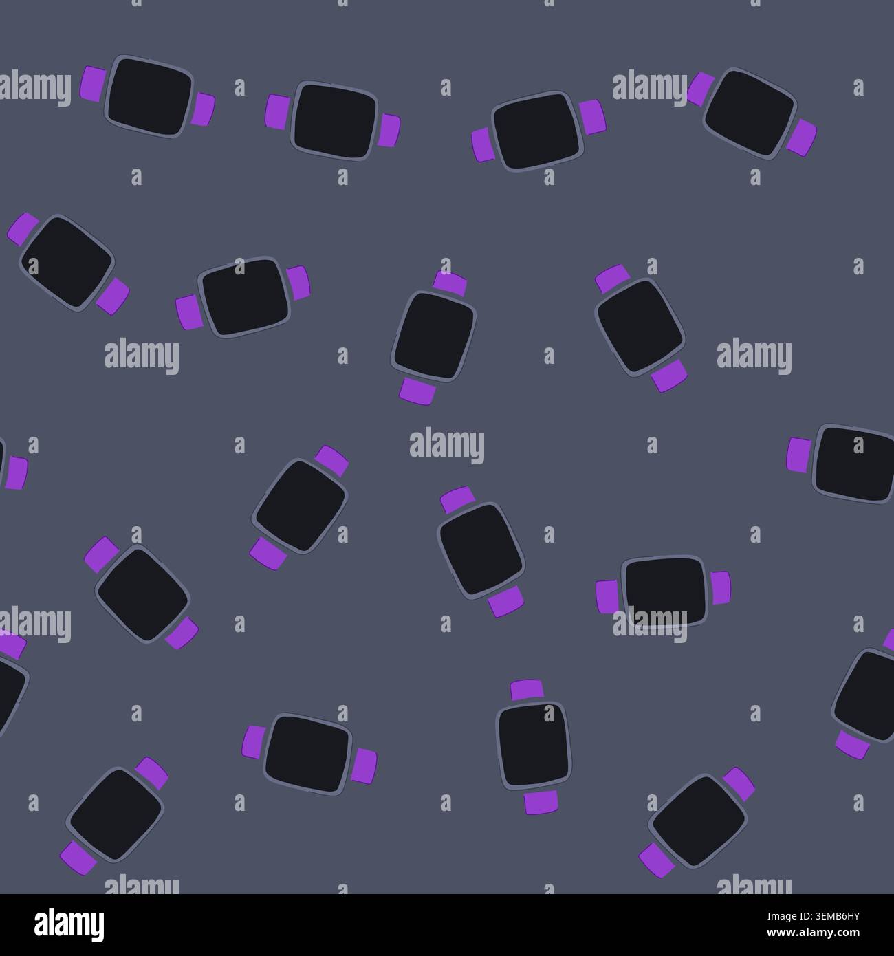 seamless pattern health biometric bracelet cartoon vector Stock Vector