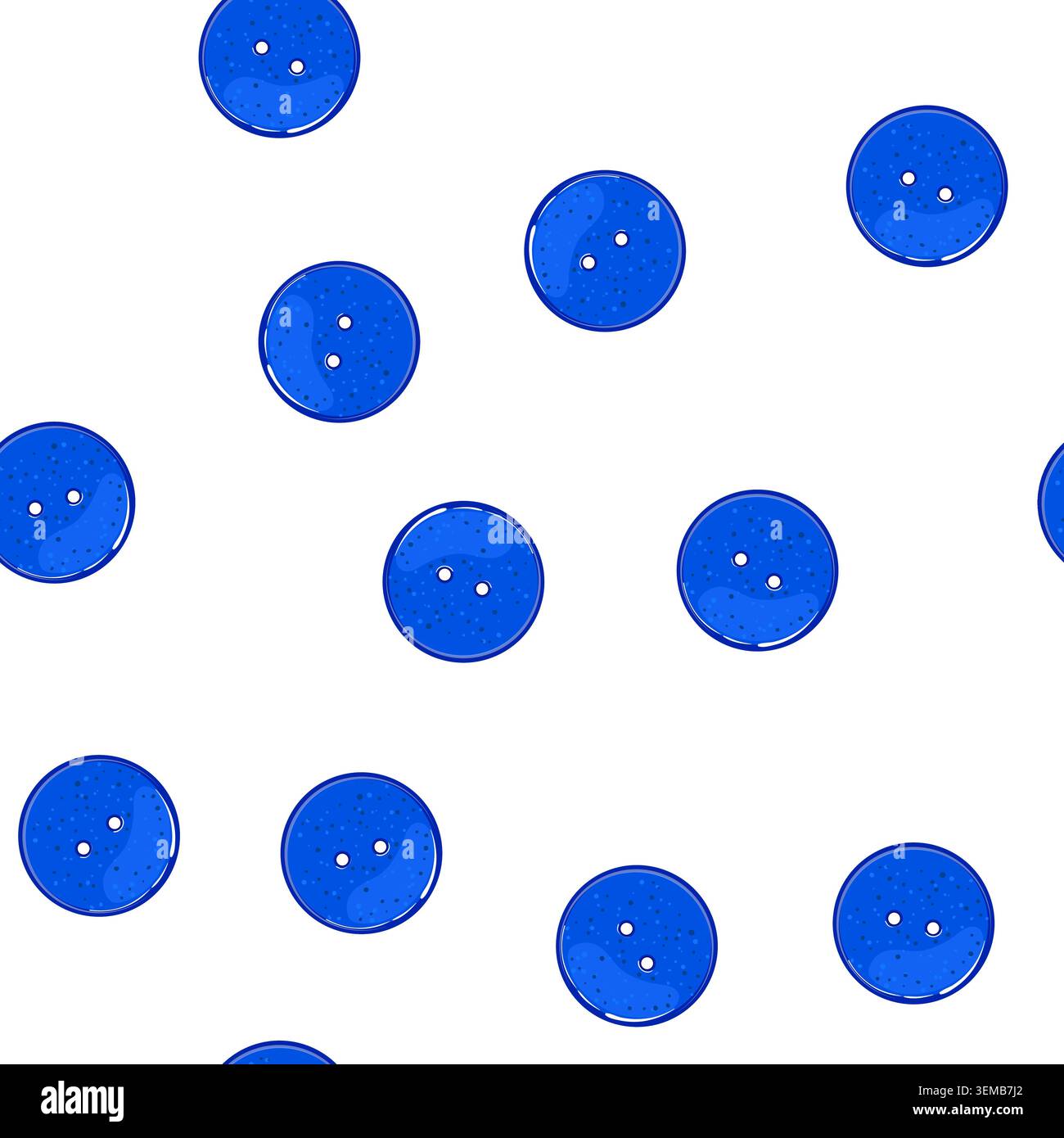 pattern textile sewing button cartoon vector Stock Vector