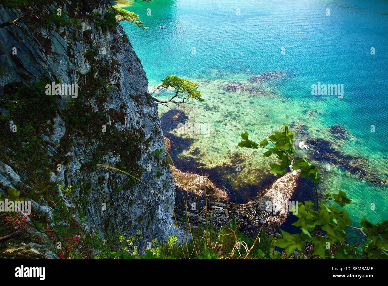 Coastline cliff japanese landscape hi-res stock photography and