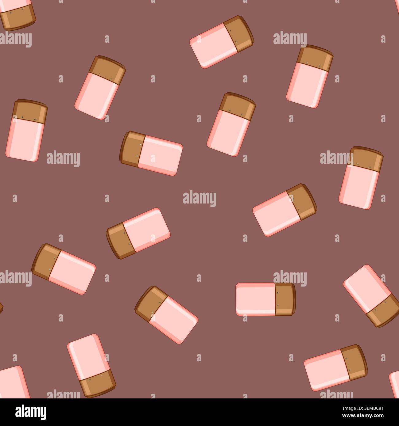 seamless pattern led smart lamp cartoon vector Stock Vector