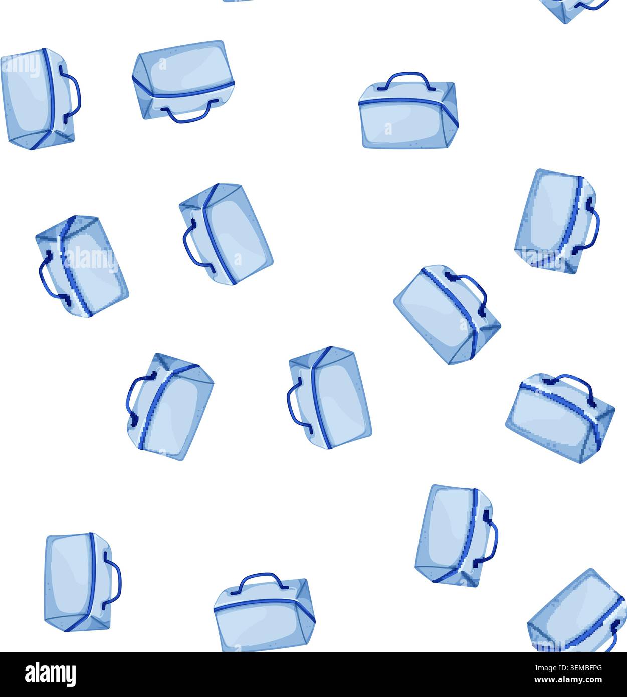 pattern small cosmetic pouch cartoon vector Stock Vector