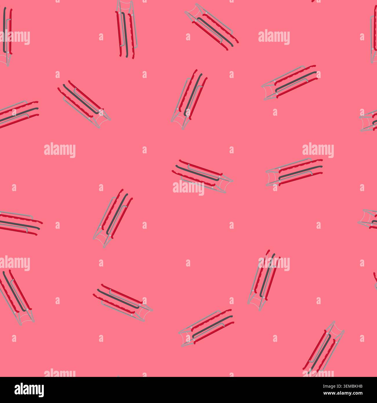 seamless pattern staircase step ladder cartoon vector Stock Vector