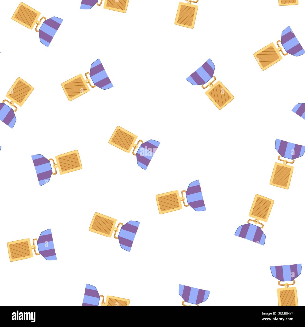pattern war military medal cartoon vector Stock Vector