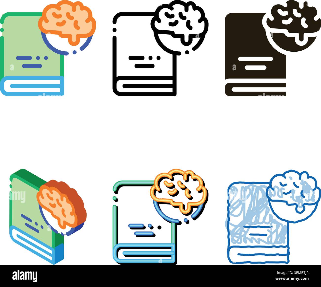 medical encyclopedia biohacking icon variations vector Stock Vector
