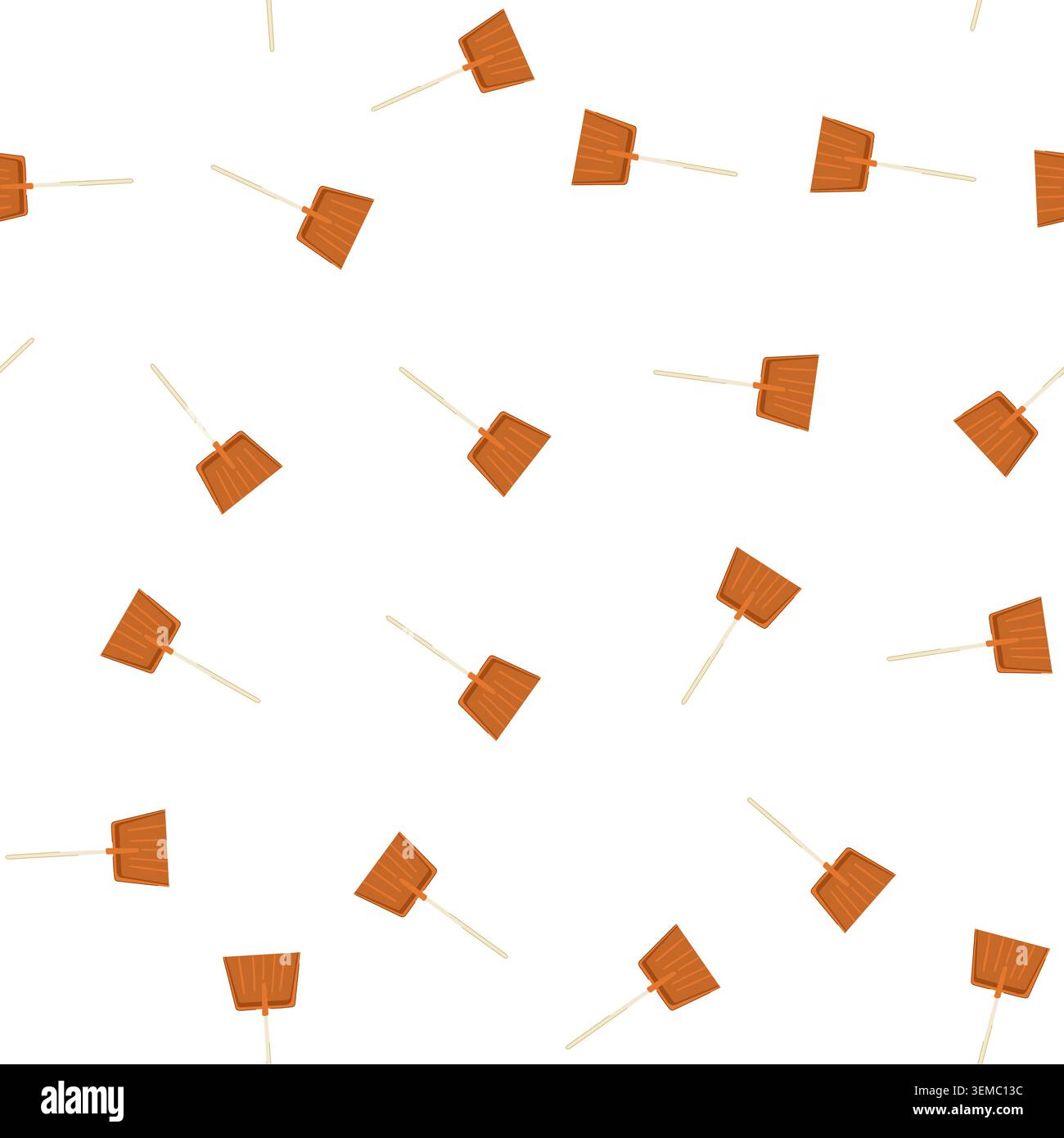 pattern winter snow shovel cartoon vector Stock Vector