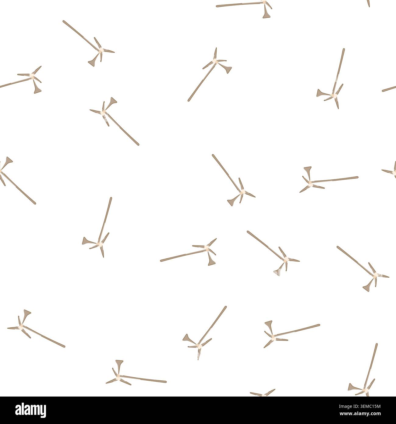 pattern residential wind turbine home use cartoon vector Stock Vector