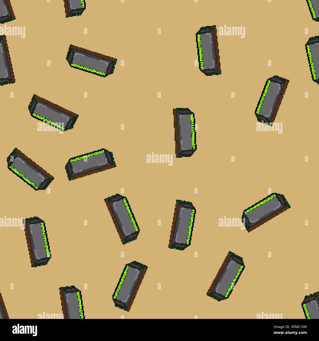 seamless pattern service desktop memory cartoon vector Stock Vector