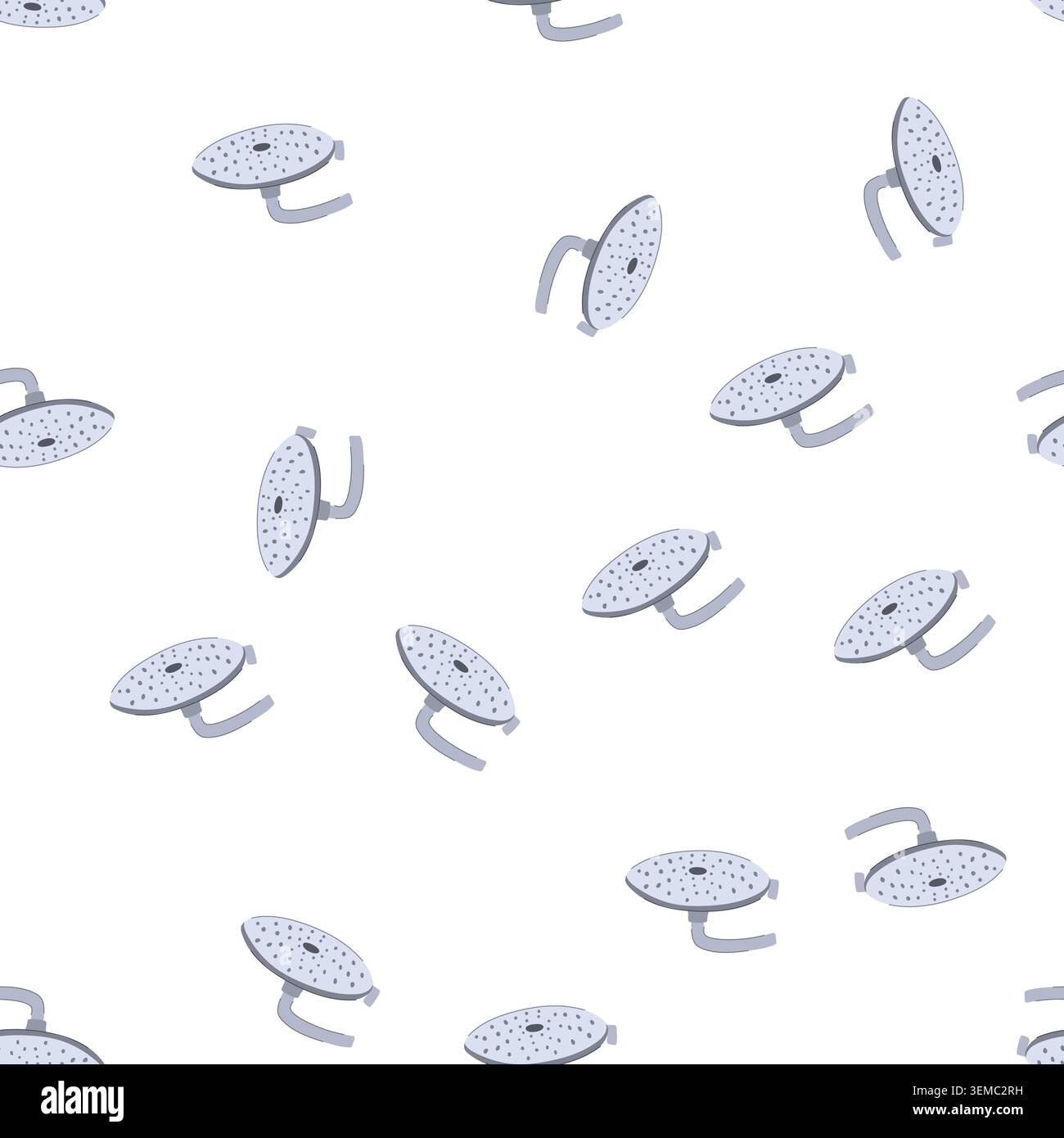 pattern metal shower head cartoon vector Stock Vector