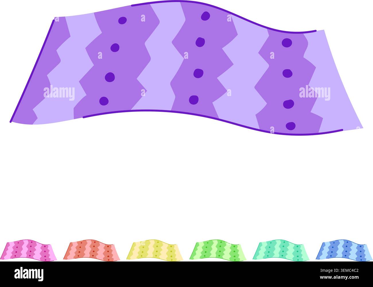 rug wool carpet vector cartoon graphic Stock Vector