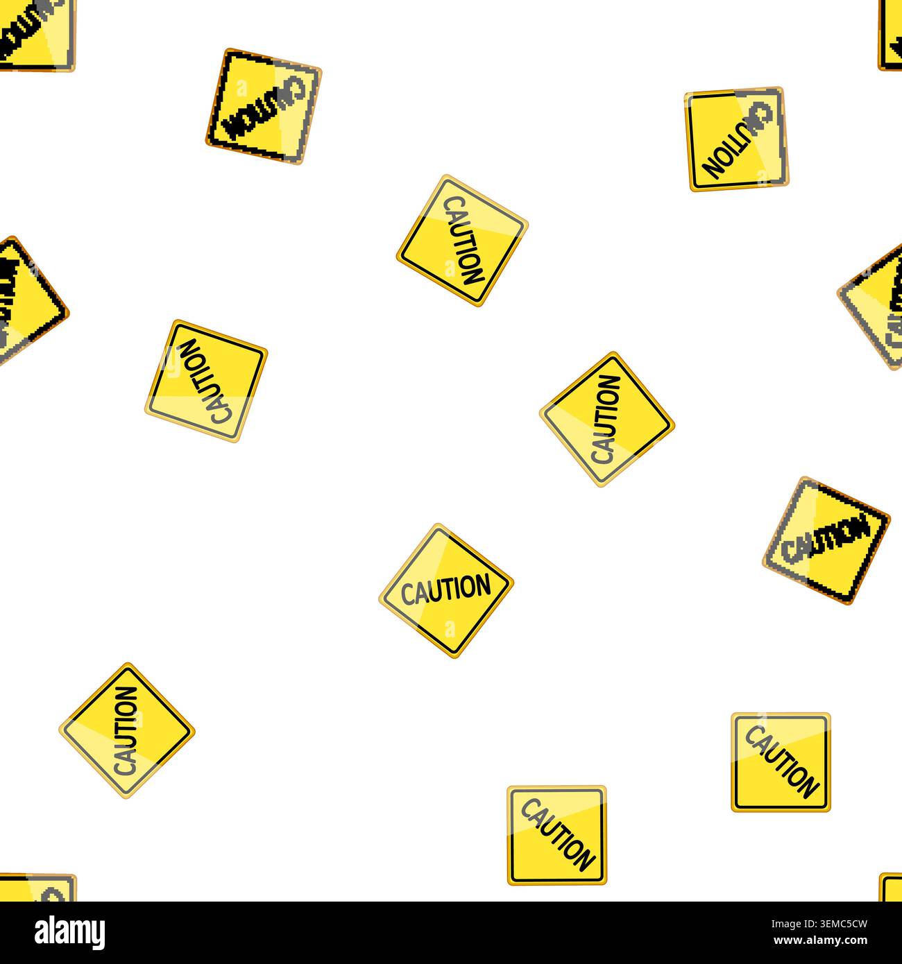 pattern pedestrian road sign cartoon vector Stock Vector