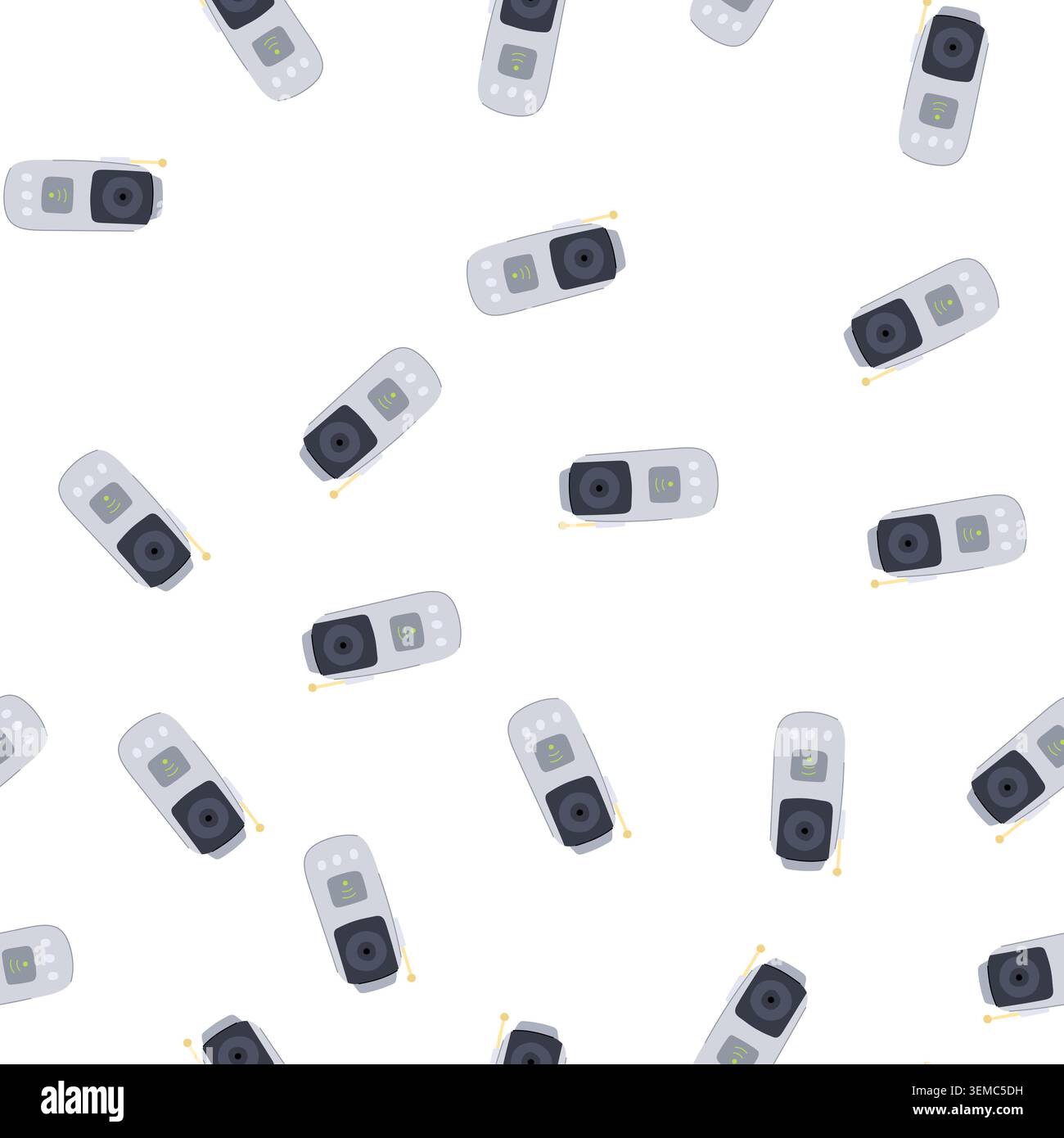 pattern lights smart home hub cartoon vector Stock Vector