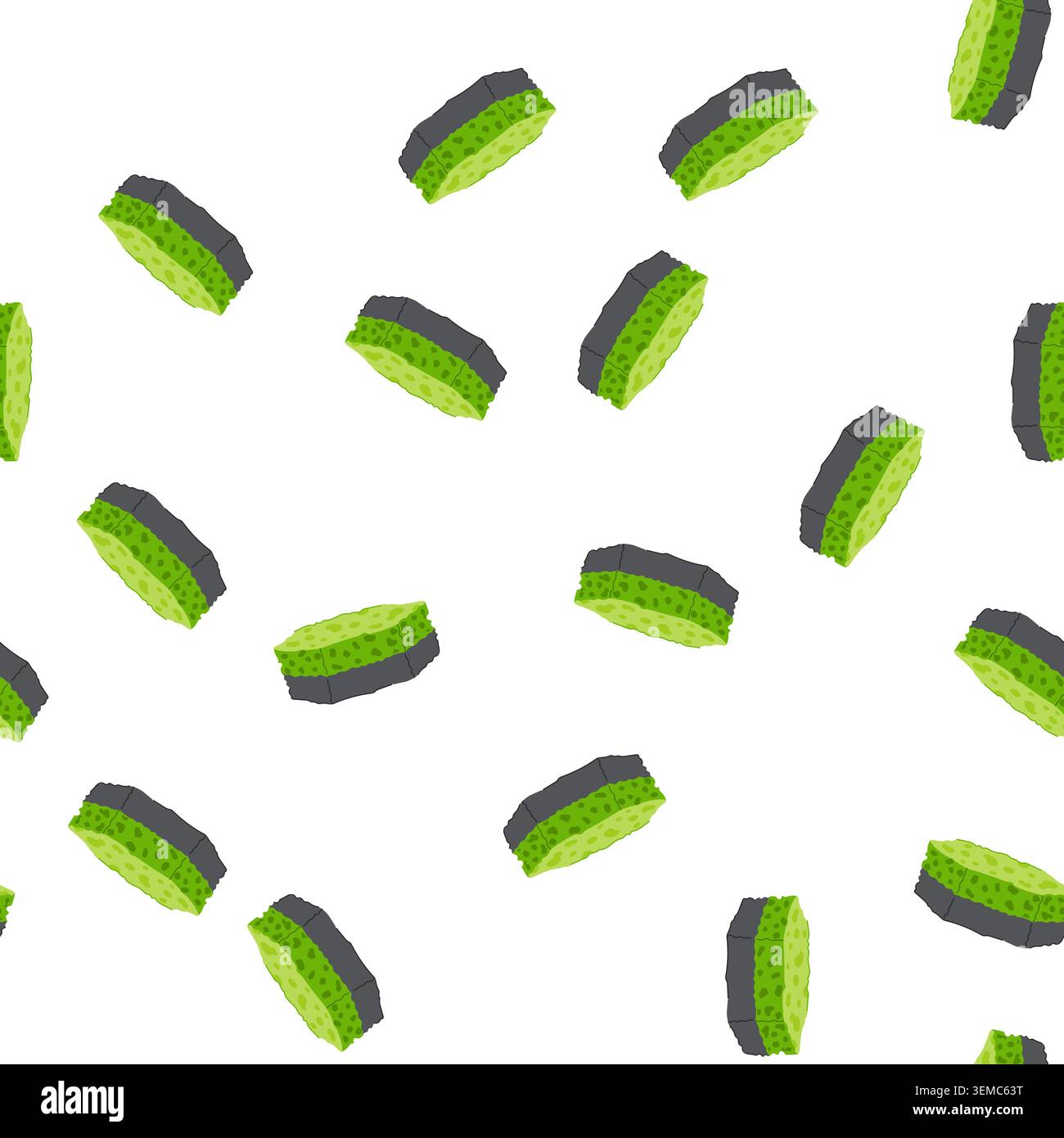 pattern household sponge hygiene cartoon vector Stock Vector