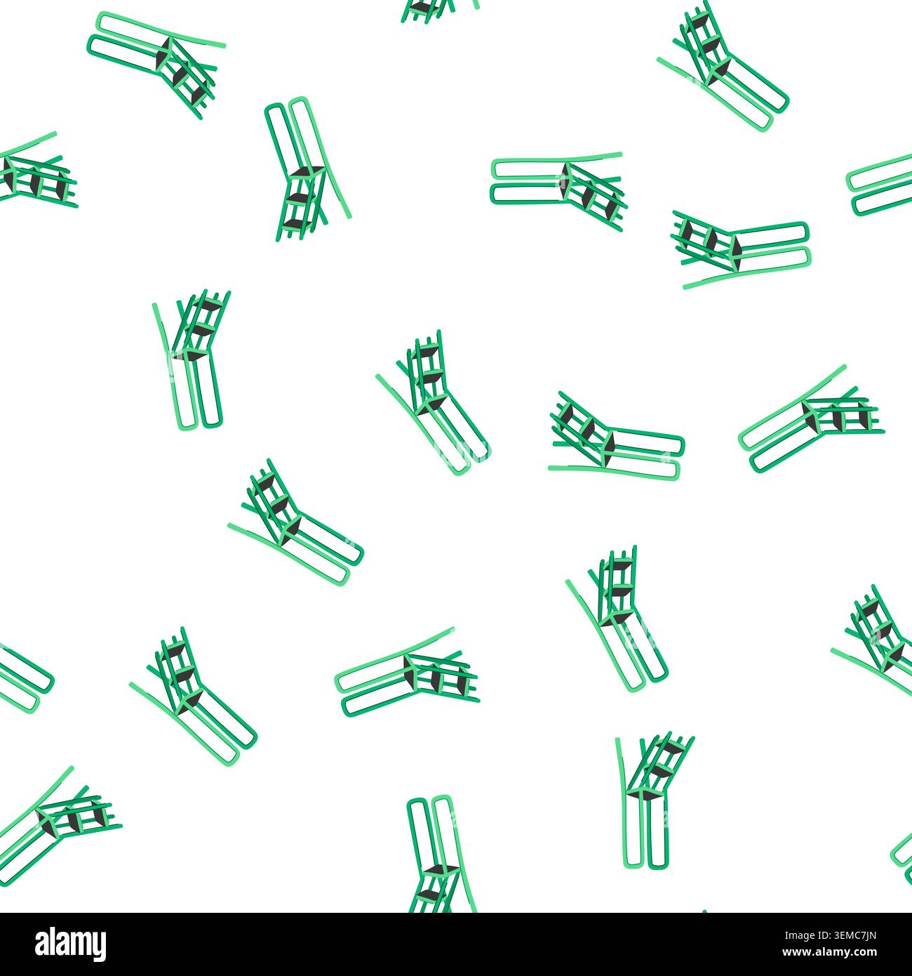 pattern climb step ladder cartoon vector Stock Vector
