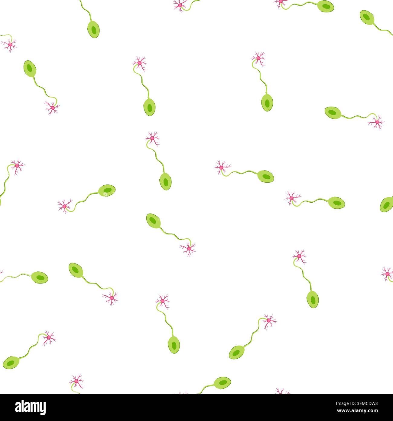 pattern neuroscience neurons cartoon vector Stock Vector