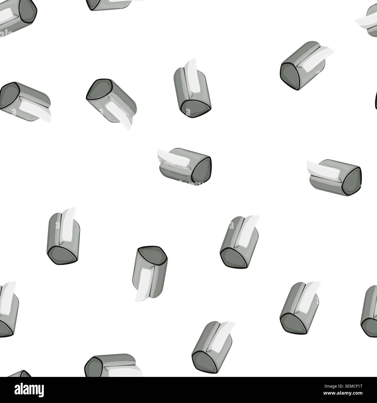 pattern machine printer paper cartoon vector Stock Vector