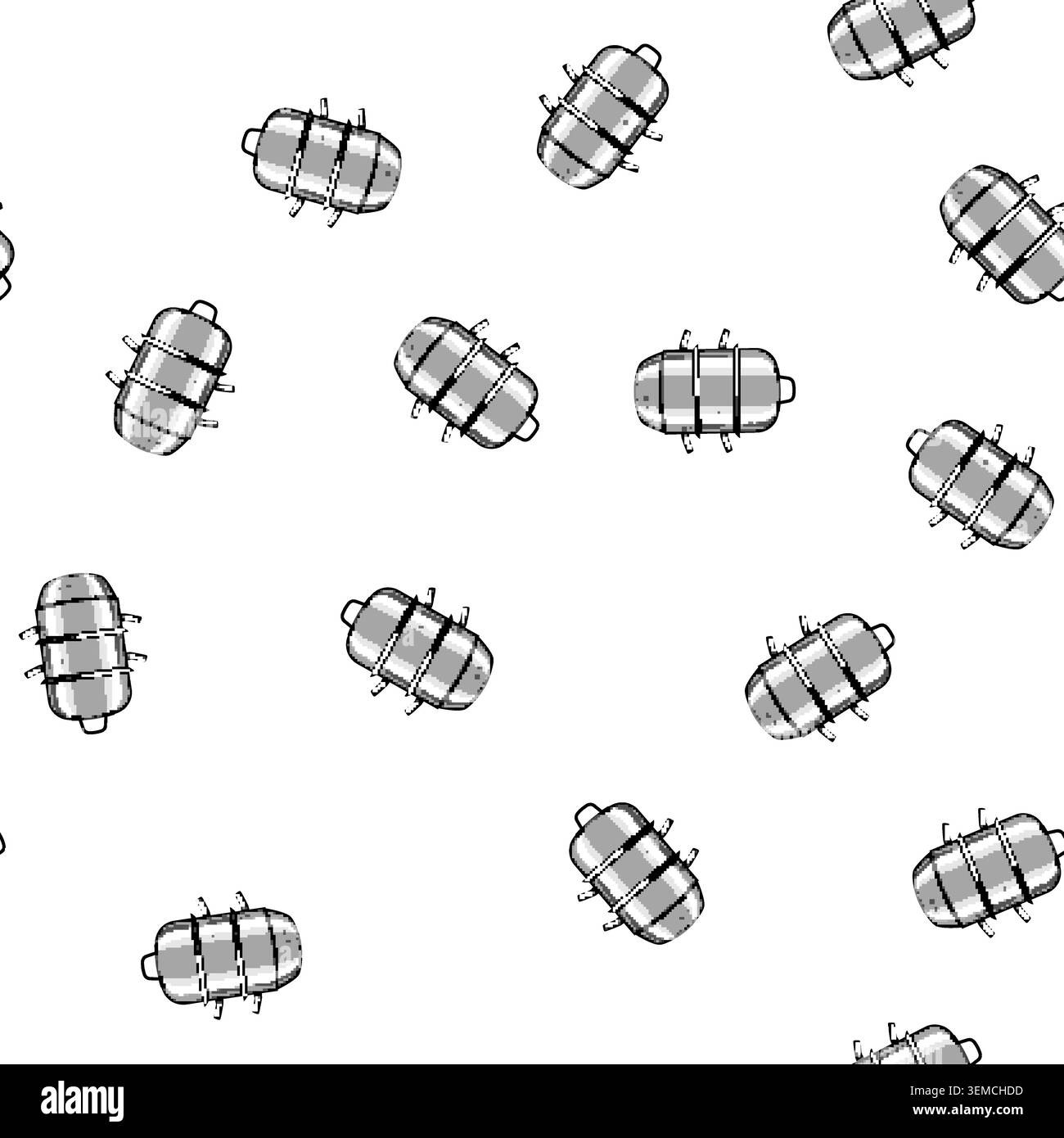 pattern cooking steamer pot cartoon vector Stock Vector