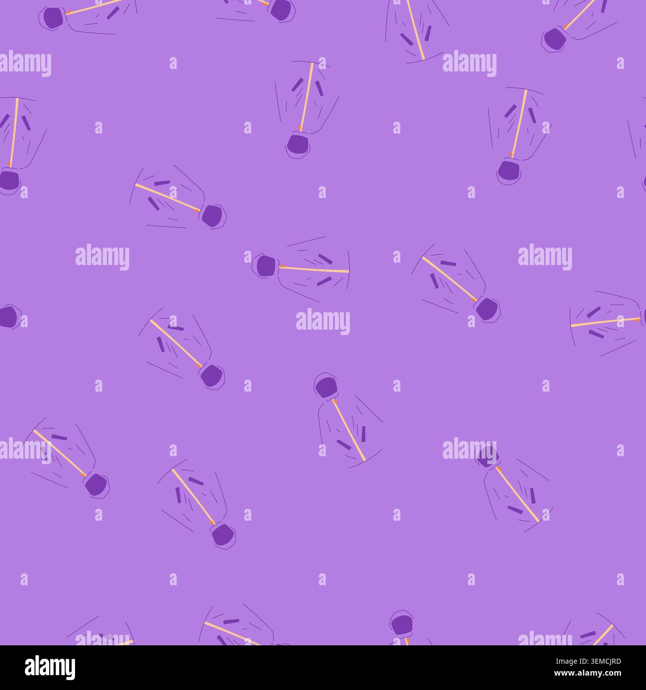 seamless pattern winter rain jacket cartoon vector Stock Vector