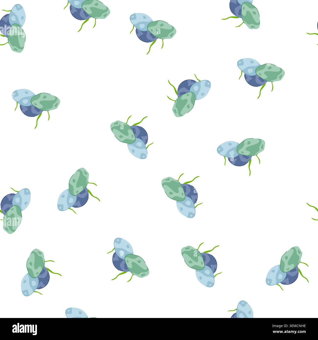 pattern seaweed aquarium stone cartoon vector Stock Vector