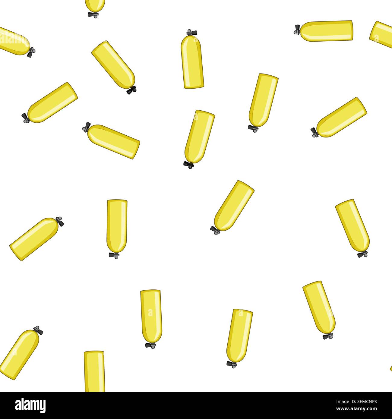 pattern isometric diving cylinder cartoon vector Stock Vector